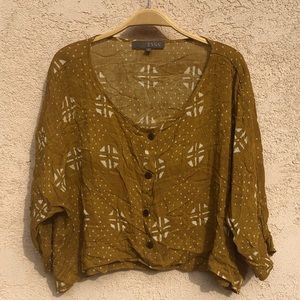 TYSA Mud Print Blouse